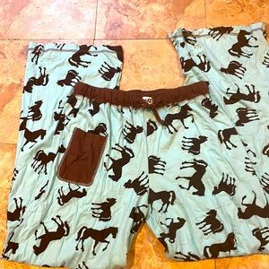 Horse yoga pj bottoms